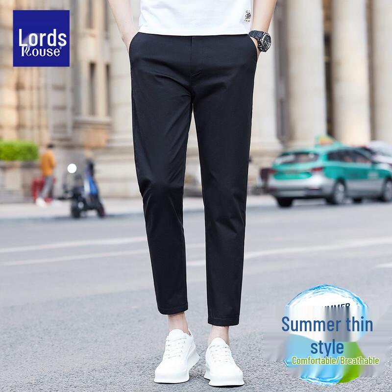

LOOSE Men s Premium Summer Straight-Leg Casual Pants 38