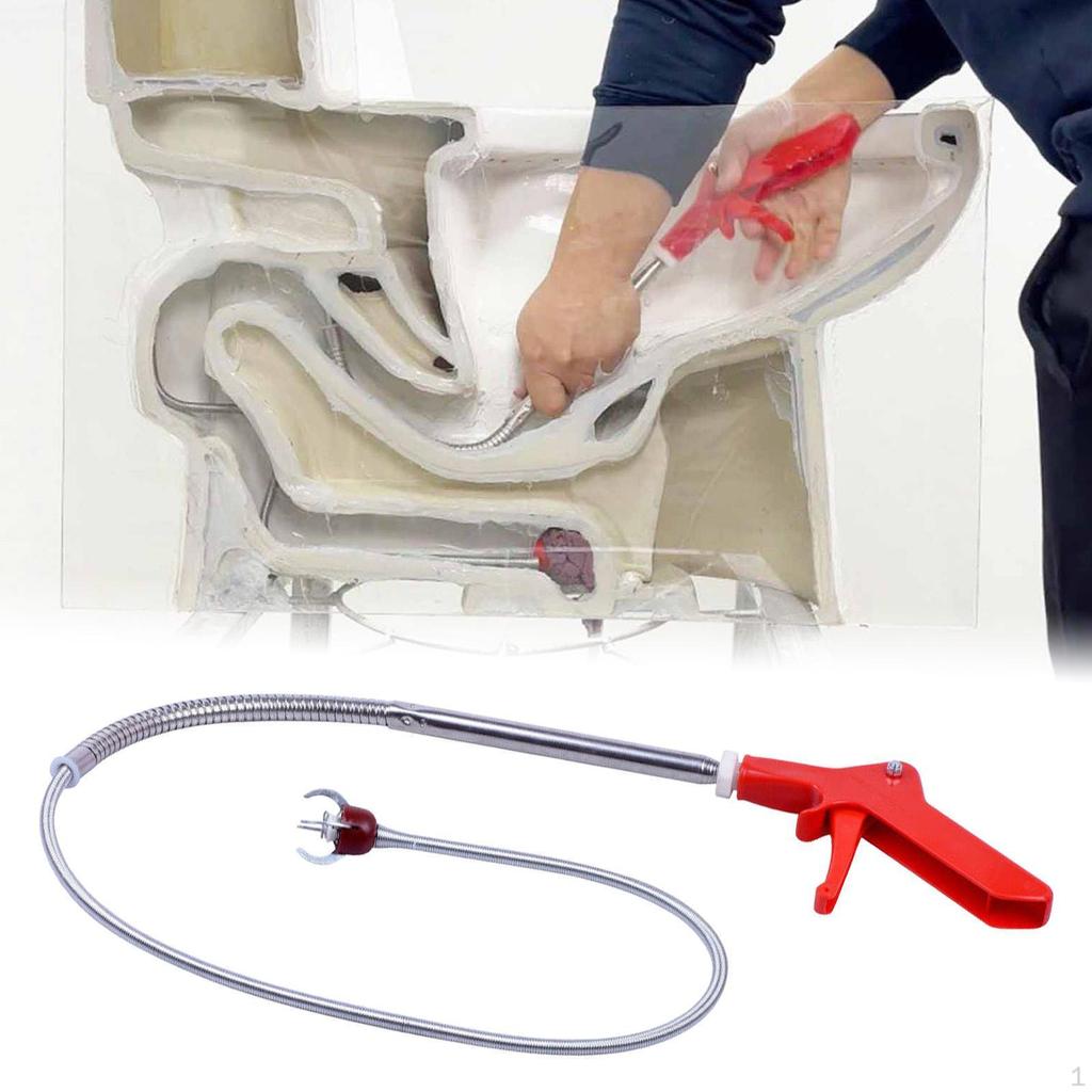 Telescoping Toilet Auger Grabber Tool for Kitchen
