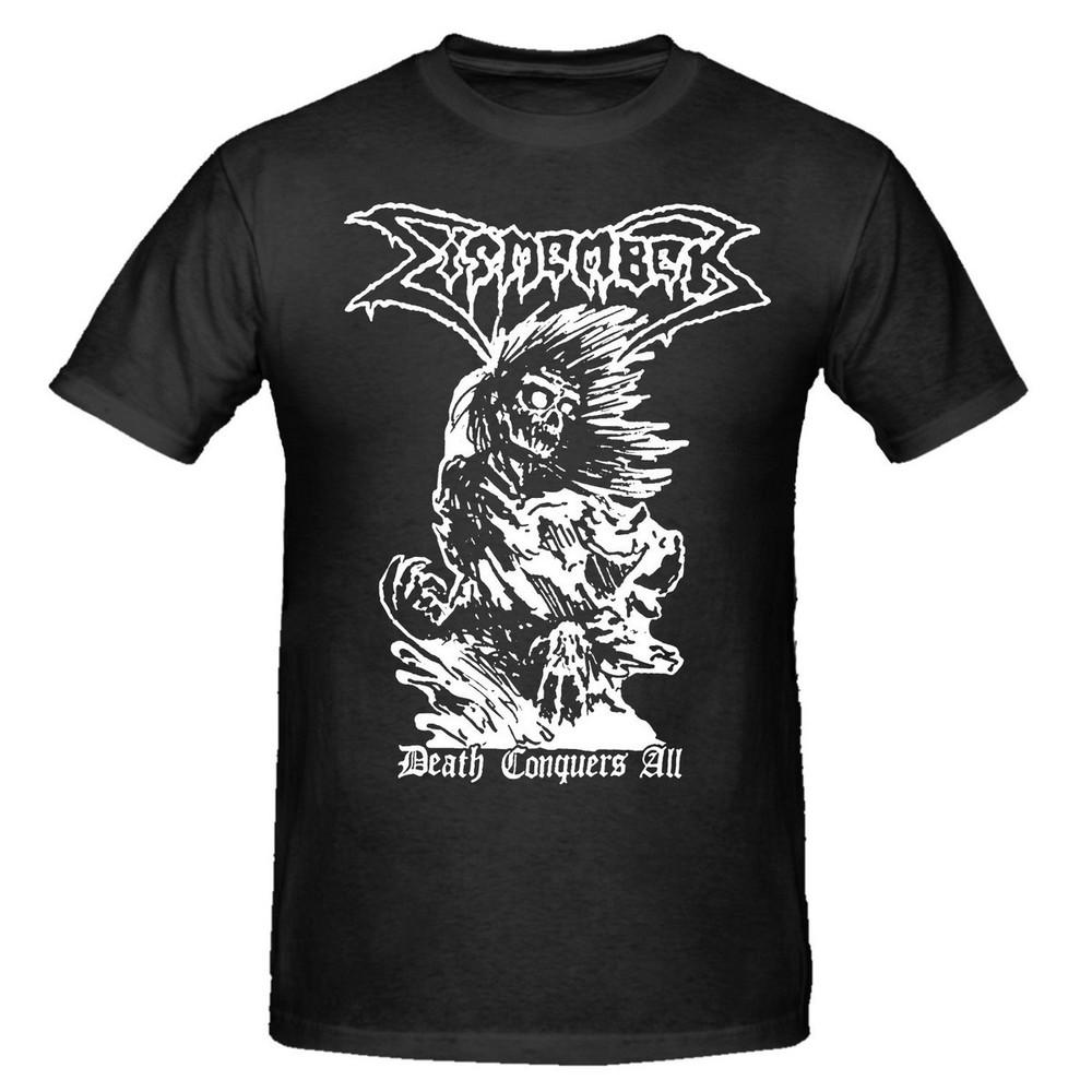 Dismember Band - Death conquers all Shirt Black Unisex S-5XL 1G0363 Unisex T-Shirt XXXL