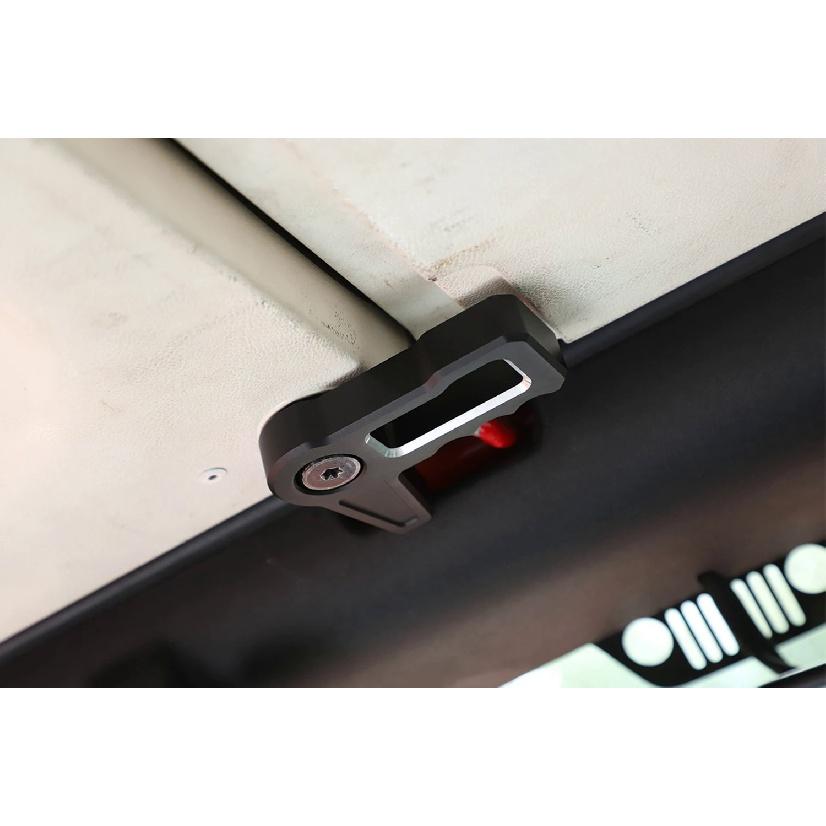 Hard Top Quick Removal Switch Handle Cover Trim for Jeep Wrangler JK 2007-2017 Interior Accessories  Aluminum Alloy Black