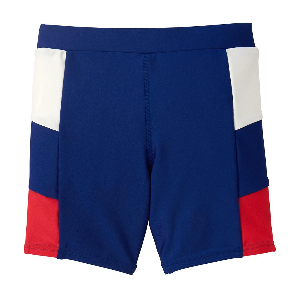 Logo Pool UV Vyrobeno pro Tmavě modré [MIKI HOUSE] Plavky, 3/4 délka, Plavky, Plavání, Ochrana, Chlapci, Japonsko, Miminka, Děti, Děti,