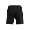 Under Armour Project Rock Einfarbige Lässige Trainings-Mittelhohe Gerade Bein Sports-Shorts Herren-Shorts Schwarz 1383186-001