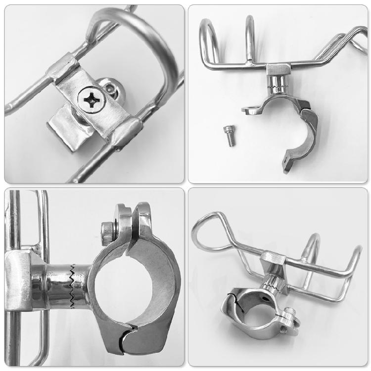 Stainless Steel Fishing Rod Holder Clamps On Marine Rod Holder Fishing Poles Bracket for Fishing Boats Kayaks Marine