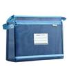 Borsa Multifunzionale a Rete con Cerniera Borsa Trasparente per Archiviazione Dati Materiale Scolastico Ufficio