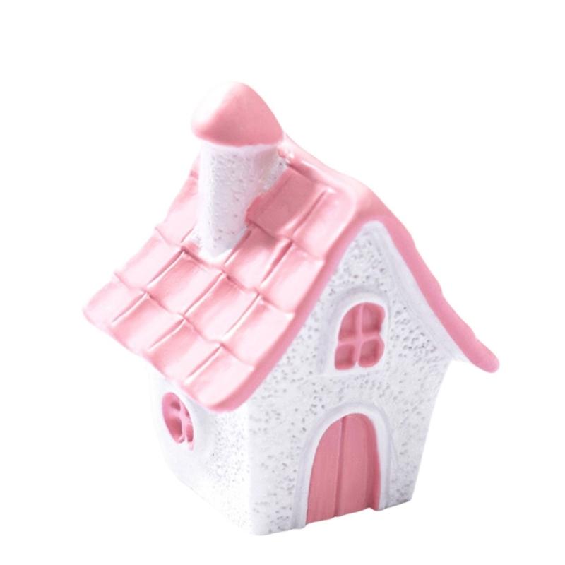 

Cartoon House Figurines Resin Mushroom Garden Statues Funny House Sculptures for Home Desk Decoration Funny House Sculpture
