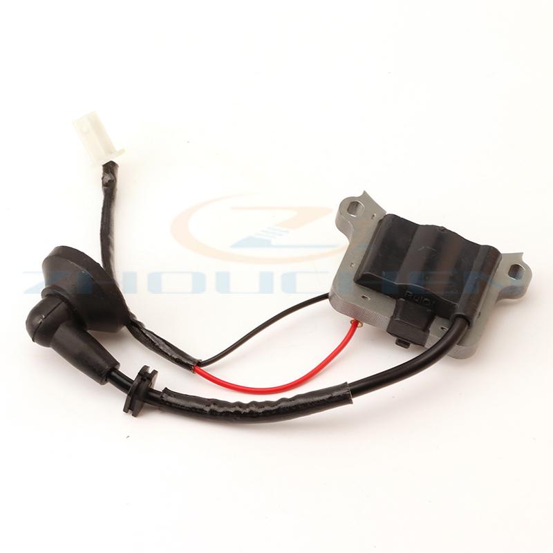 

Trimmer Brushcutter Ignition Coil Module for Chinese 40-5 43cc 49cc 52CC CG520 62mm 2-Stroke Pocket Bike More Engines