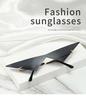 New Triangle Large Sunglasses European American Fashion Street Style Hip Hop