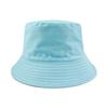 Pure cotton high quality double-sided fisherman hat Korean version face slim basin hat sun protection bucket hat embroidery