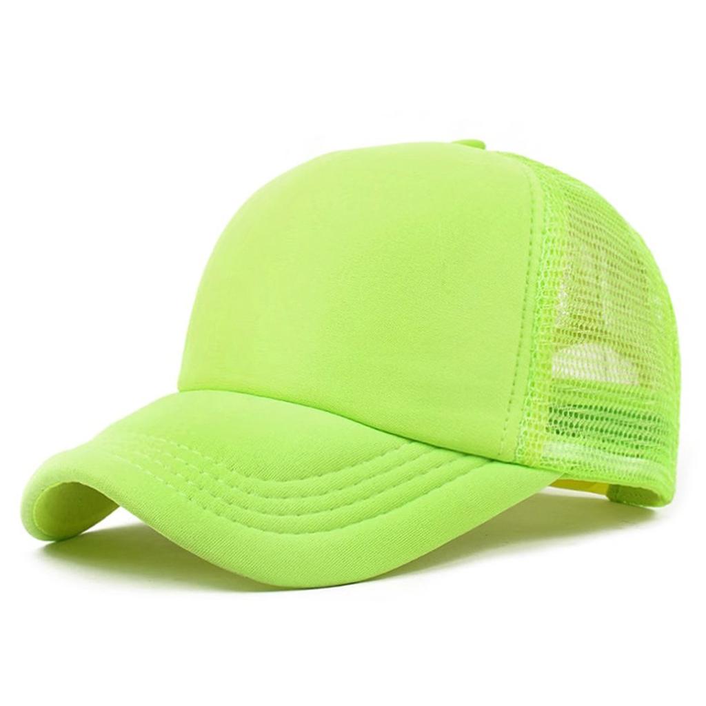 Sommer neuer Hut Herren einfarbig vielseitig atmungsaktive Mesh Baseballkappe Sonnenschutzkappe Damen