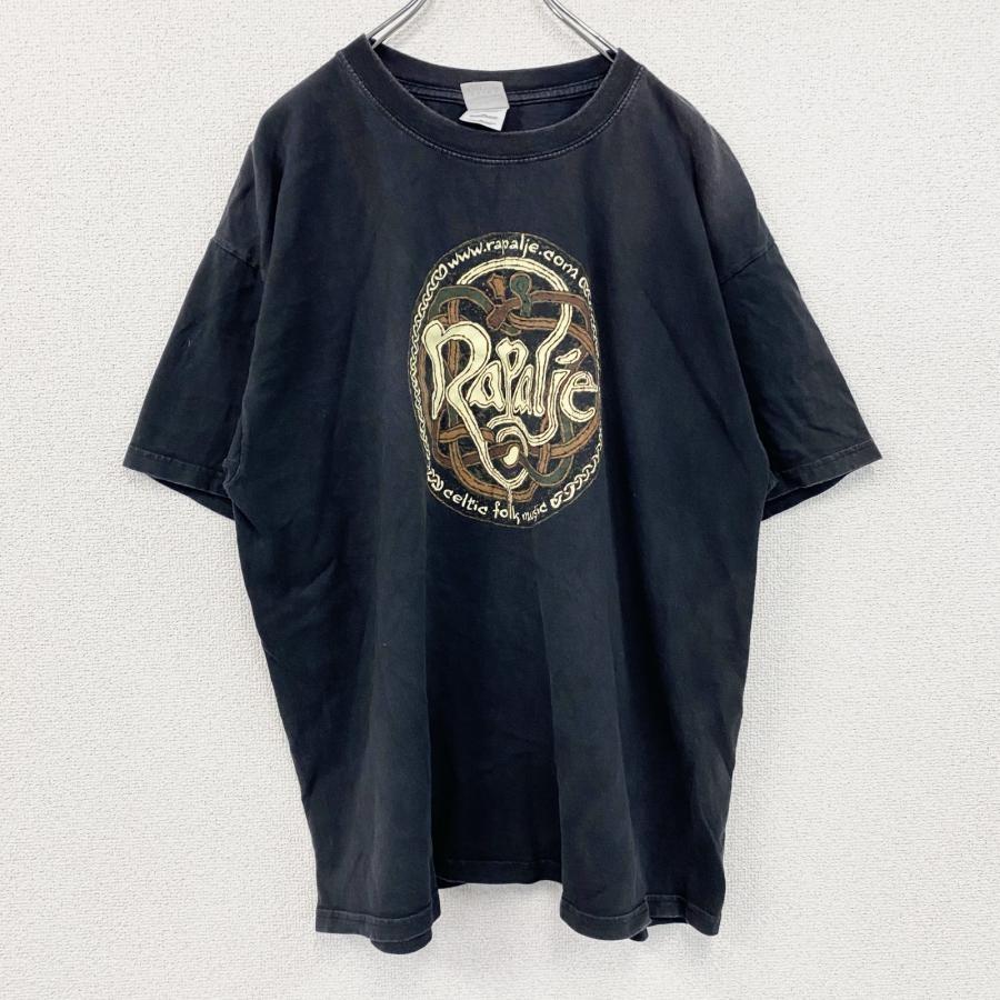 Gildan XL Black Band T-shirt Vintage Short Sleeve Print 00s