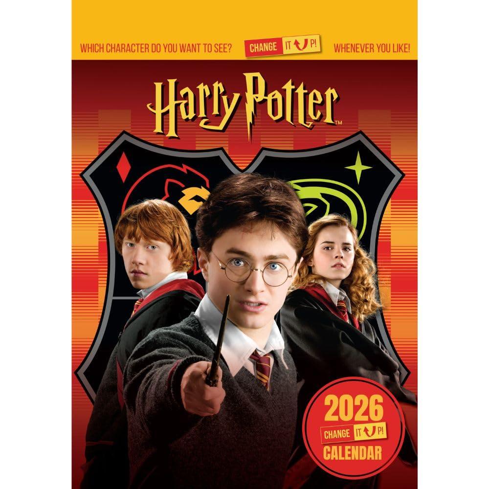 Harry Potter 2026 Square A3 Wall Calendar