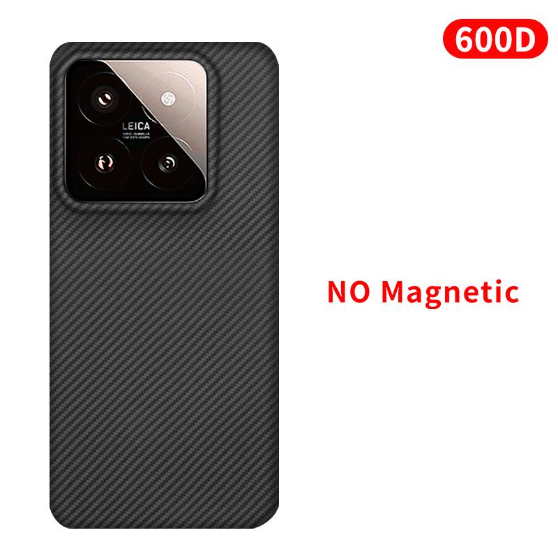 For Xiaomi 17 Carbon Case 600D 1500D Kevlar Aramid Fiber Fabric Ultra Thin Hard Cover Magnetic Black Slim Light Red
