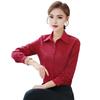 Women Shirt Elegant Lapel Collar Women's Shirt Collection Long Sleeve Slim Fit Office Lady Tops for Work Wear Fall Blouse Styles