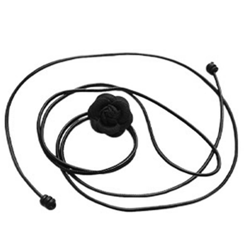 

Women Flower Waist Belt Plain Color Waist Rope Adjustable Length Teens Girl Coat Dress Shirt Self Tie Waist Belt