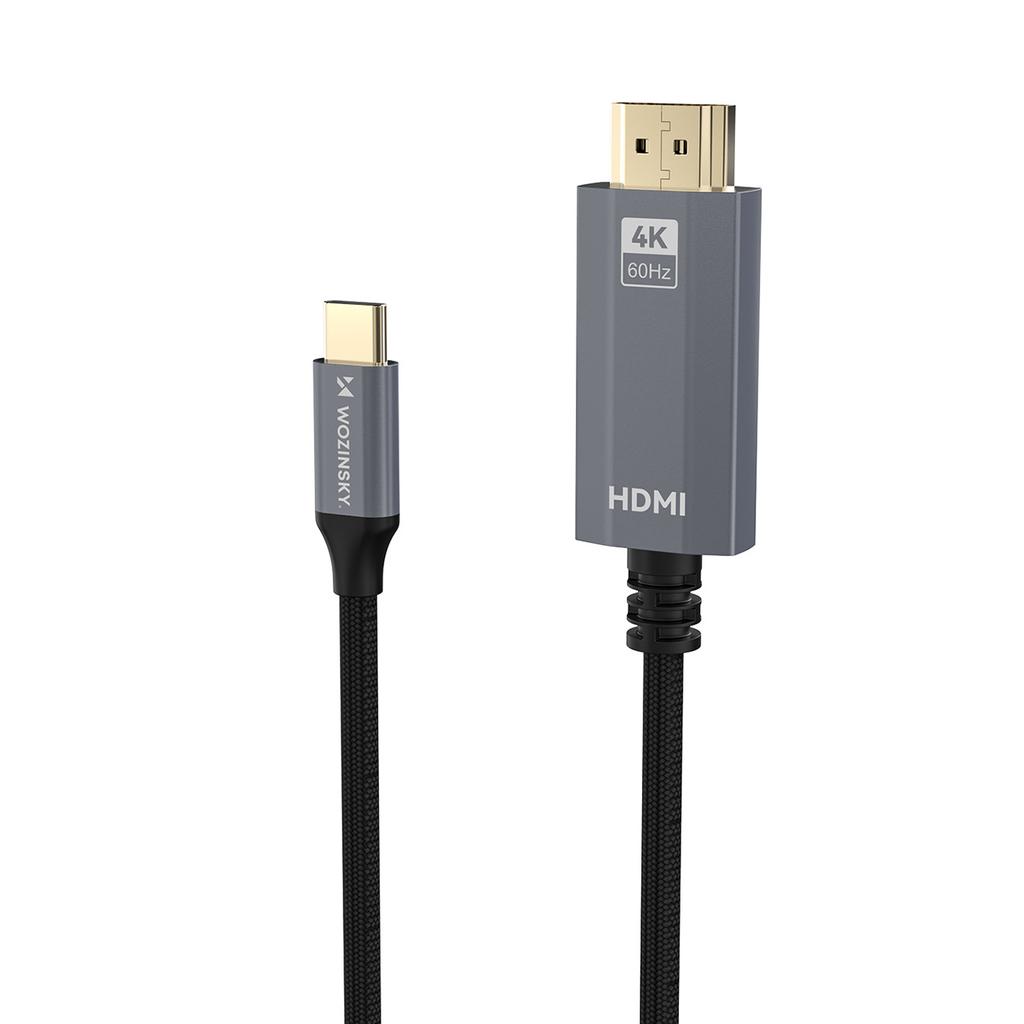 Kabel USB-C auf HDMI 4K 60Hz 1,8m - schwarz