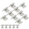 Self Closing Hinges Kit with Round Knob Handle Folding Hardware Accessory for Trailer RV Furniture