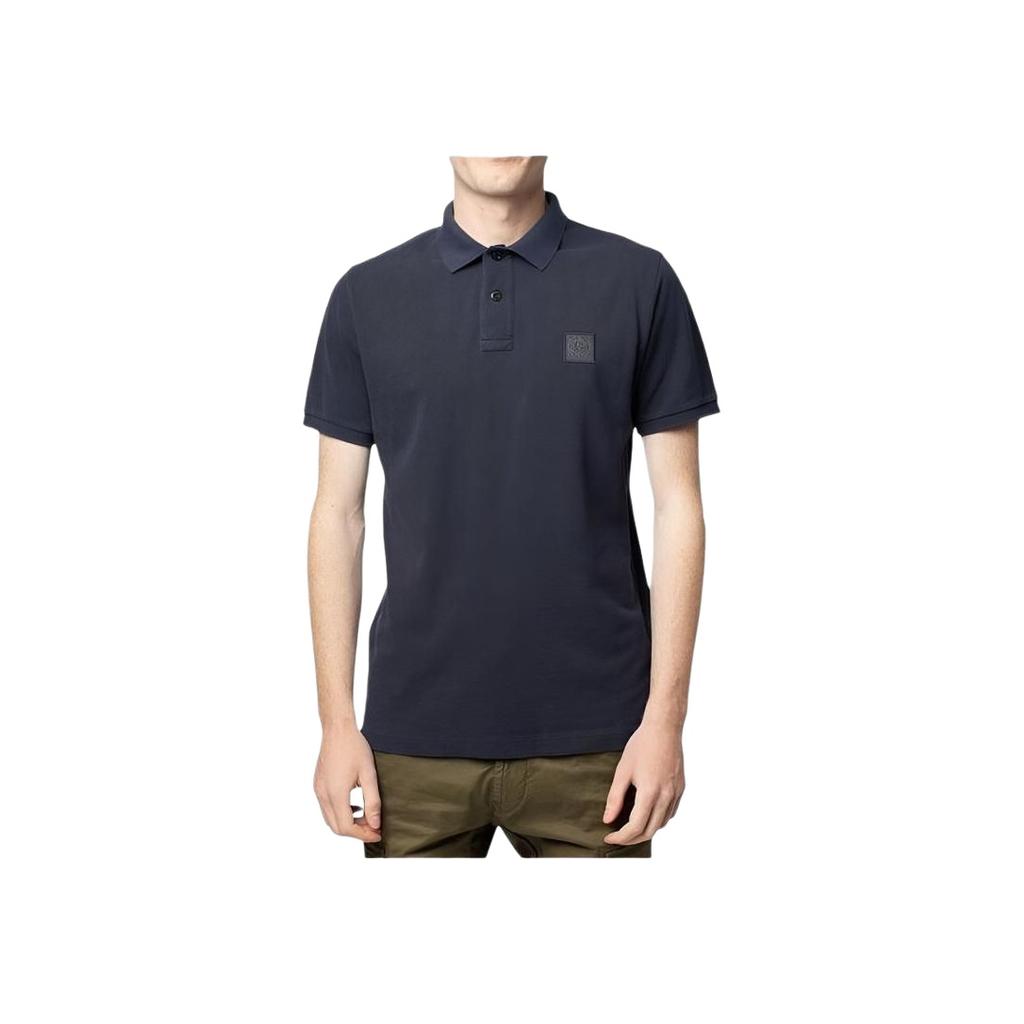 Stone Island Solid Color Slim Fit Short Sleeve Polo Shirt Men tops 741522S67-V0020