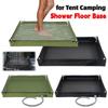 Camping Shower Tent Floor Base Foldable Outdoor Tent Shower Tray Pan Multipurpose Pets Bath Shower Basin Base For Beach Travel