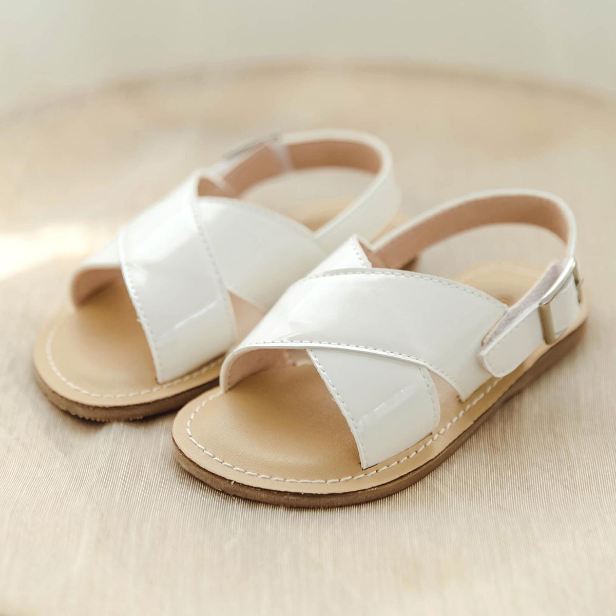 

[ABC] Enamel X Sandals Белые босоножки-7000020634, популярная обувь в Корее