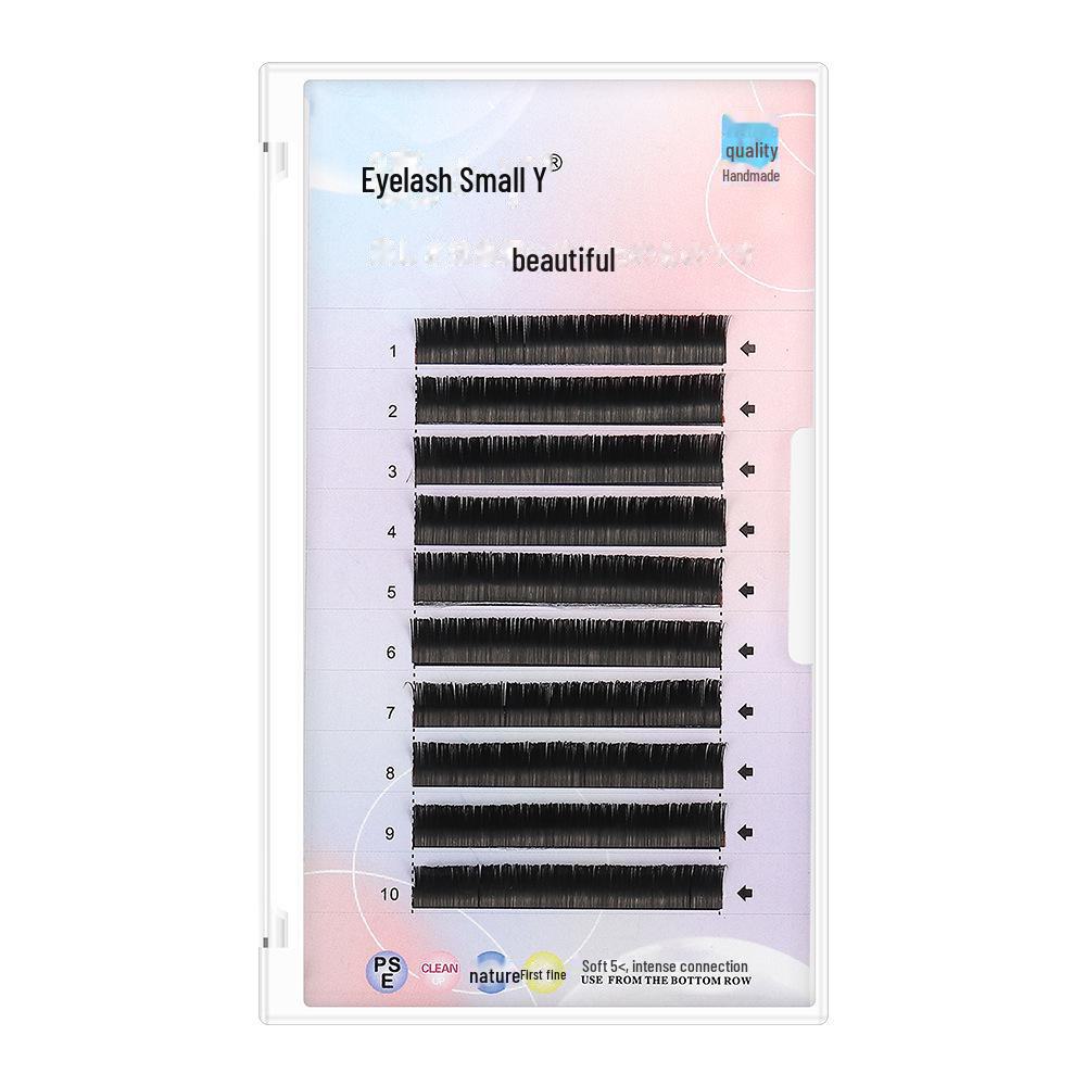 

Натуральные Мягкие Бархатные Накладные Ресницы - Длинные, Наращенные для Комического Эффекта 0.07C Curl