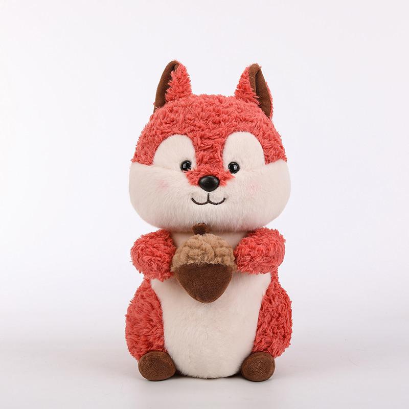 Squirrel Plush Cartoon Toy Cute Stuffed Animal Dolls Decorations Kids Gifts