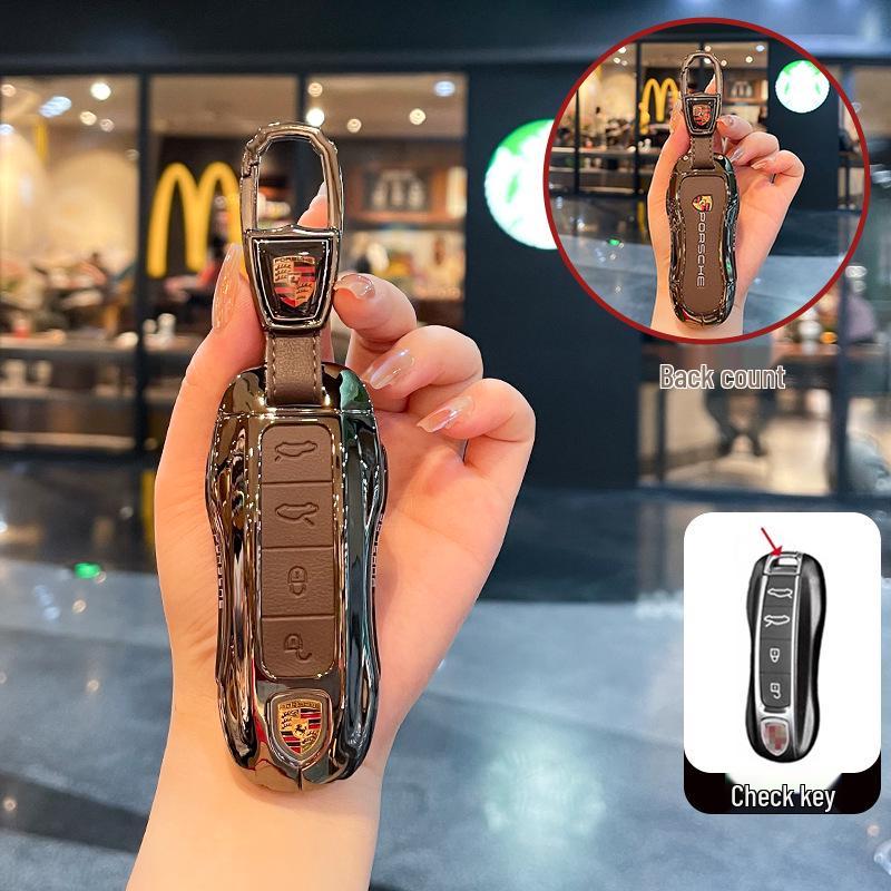 Vlastní kryt klíče pro dálkové ovladače Porsche Panamera, Macan, Cayenne, Taycan a 718