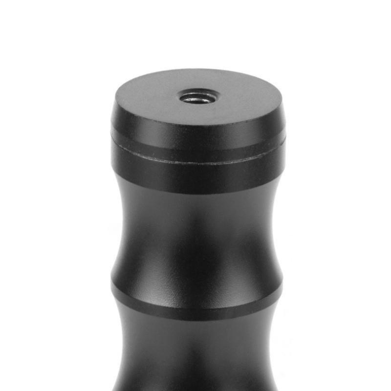 Aluminum Alloy Single Hand Camera Grip Ergonomic Handle with 1/4 Screw Mount for Outdoor Photography and Video Shootings