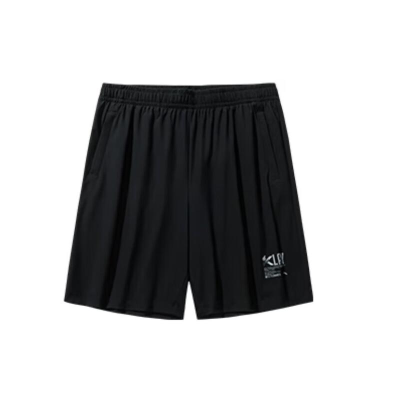 ANTA Men s Ice Silk Breathable Knitted Sports Shorts S