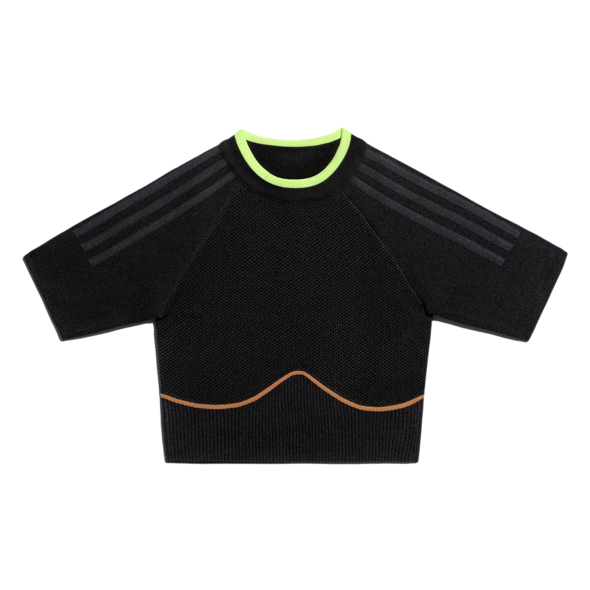 Adidas Ivy Park Knit Crop Top Black/Mesa GV4832 XS