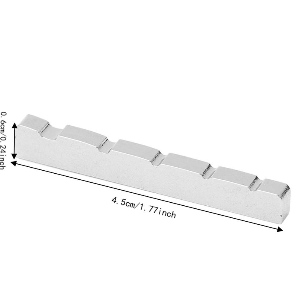 Pre-cut Slotted Guitar Nut 5 String Design Electric Bass Nut Replacement Guitar Nut Bass Guitar