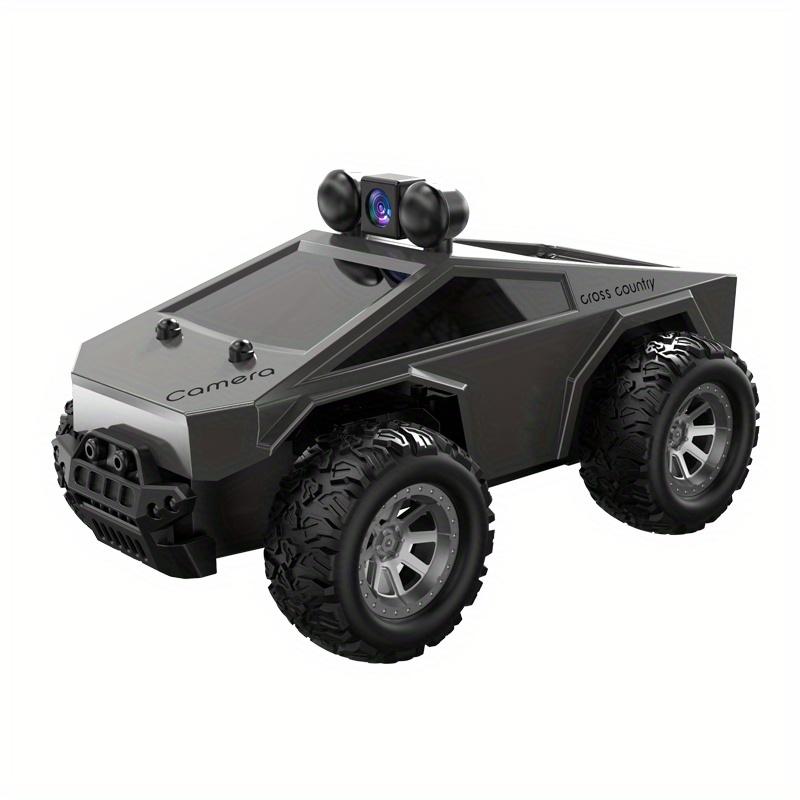 FPV remote control truck with camera and real-time video, 1:28 scale APP control remote control car, 2.4GHz two-speed, alloy body, adjustable lights