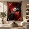 Decorative Tapestry,Stade Rennais FC Printed Wall Art, Lightweight Wall Hanging For Bedroom Background