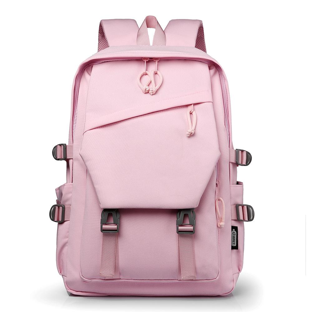 Backpack Men'S And Women'S Simple Large Capacity Leisure Outdoor Travel Backpack Business Computer Bag Leisure Simple School Bag