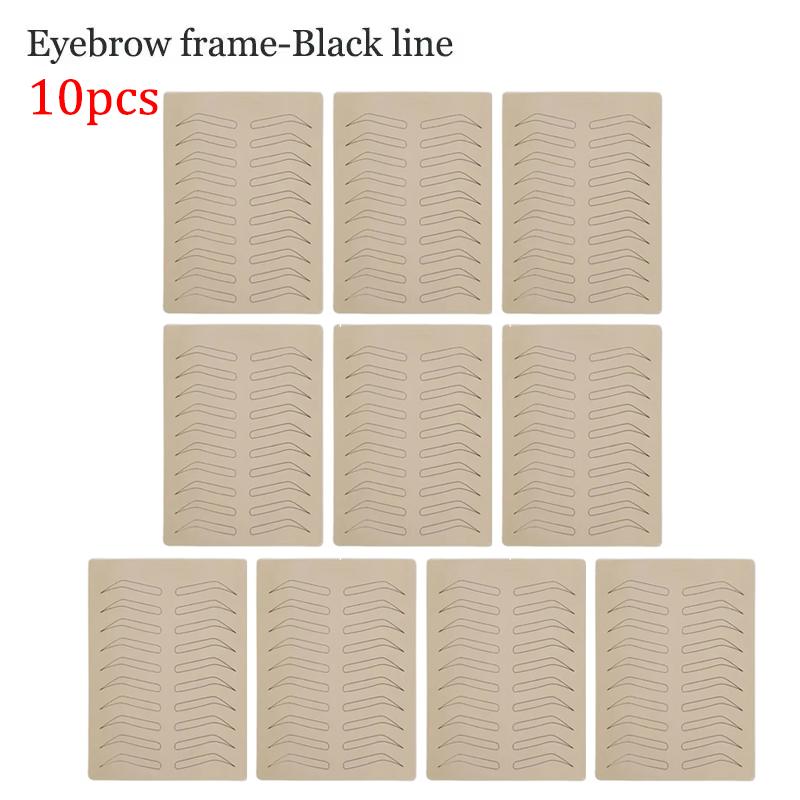 10/1Pcs Silicone Tattoo Practice Skin Blank Microblading Eyebrow Fake Skin Double-Sided for Permanent Tattoo Makeup Tools