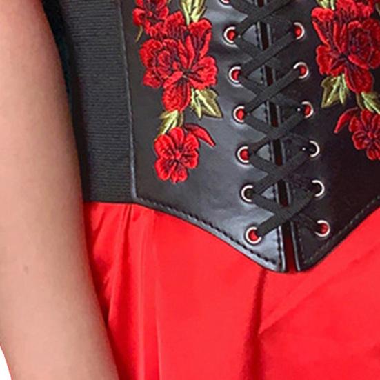 Stylish Corset Bustier Personality Short Lace Up