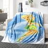 Custom Name Tinkerbell'S Magical Flight Flannel Blanket For Super Soft Cute Comfort Blanket For Travel Bedding Couch Sofa Blanket