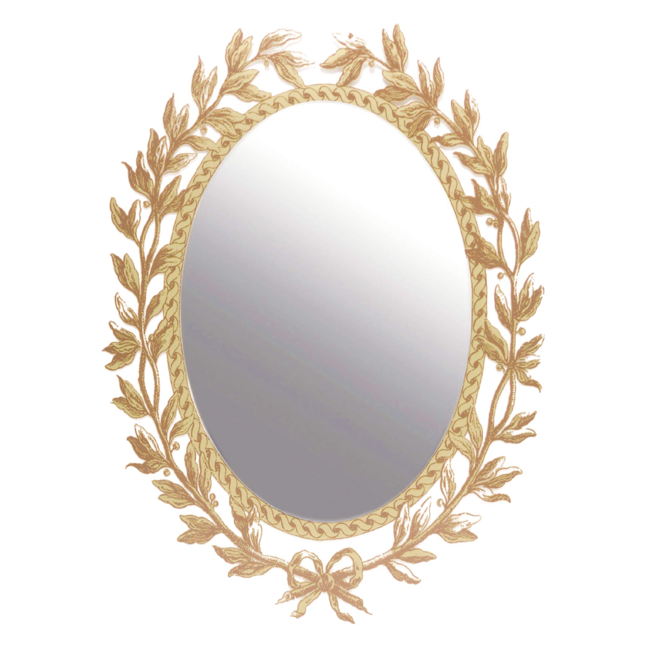 

Nitoms decolfa Wall Mirror Sticker, Gold, Shatter-Resistant, M3900