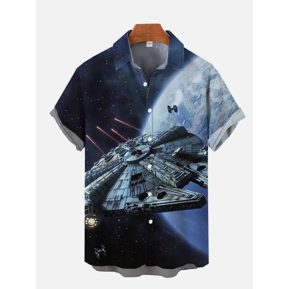 

Рубашки Гавайи Мужские Новые Рубашки Звездные войны Мужская Женская Одежда Футболки Топы Футболки Мальчики Девочки Футболка с коротким рукавом с принтом Уокера L