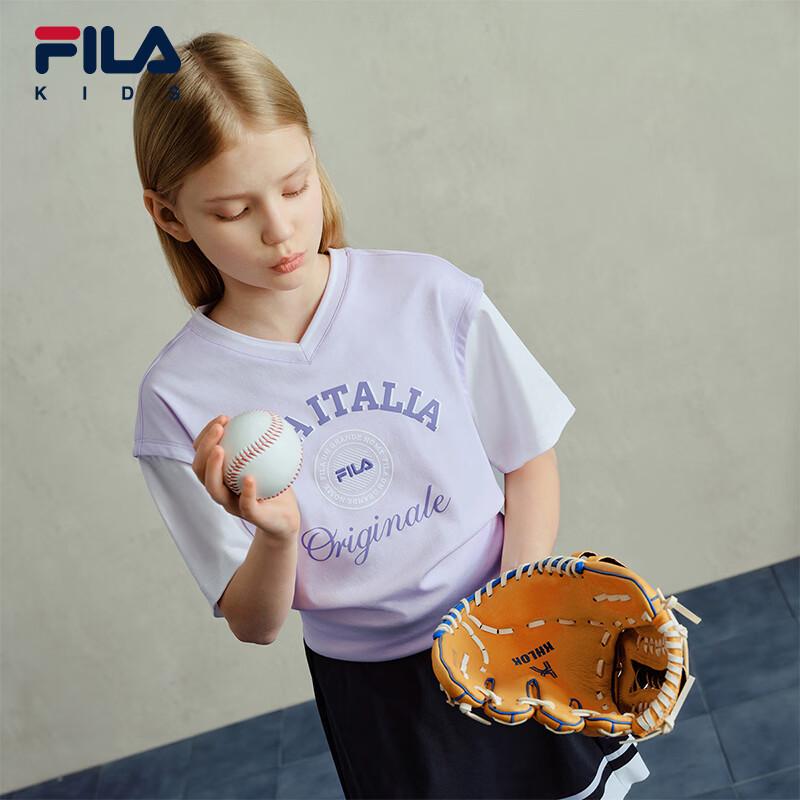 FILA Kids' Short Sleeve V-Neck T-shirt