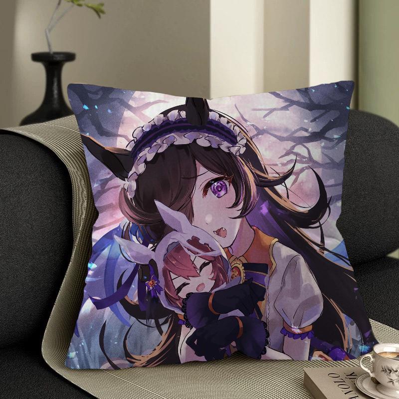 Uma Musume Pretty Derby Stitch Lucky Dragon pillow cover sofa cushion cover home room decoration children gift