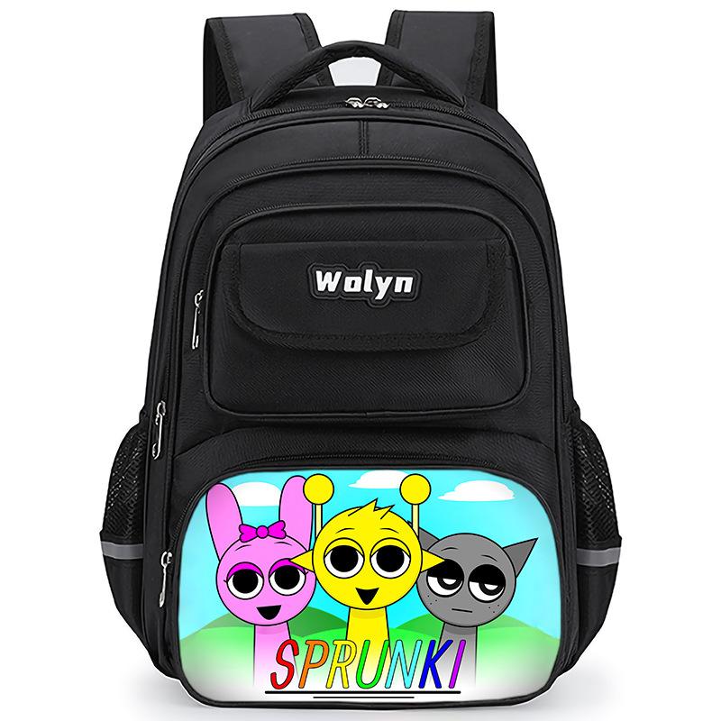 Rhythm Box Sprunki Gioco Zaino Anime Zaino Studente Zaino Scolastico Borsa Multifunzionale