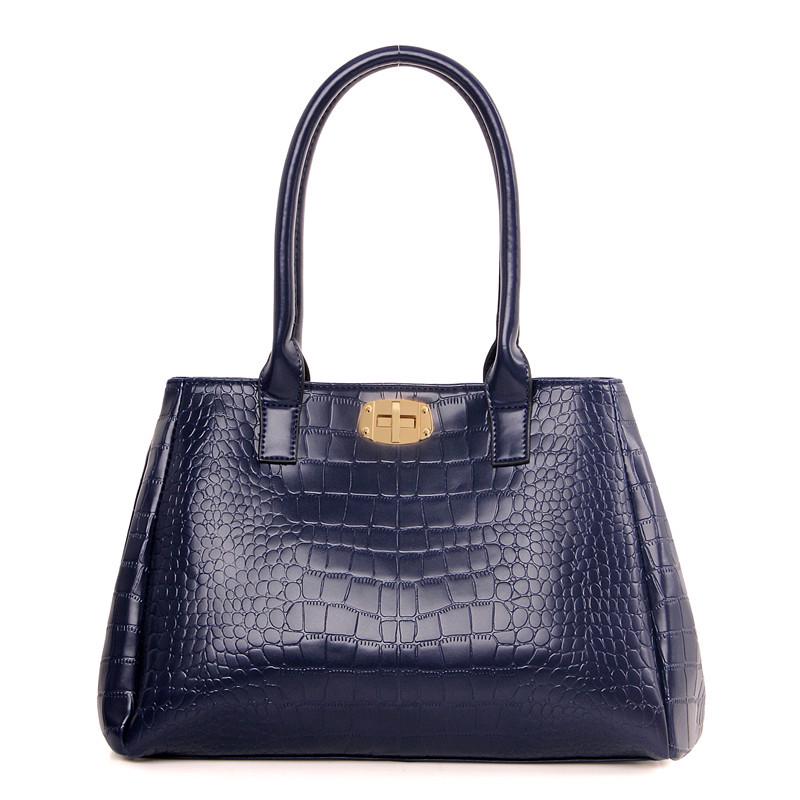 Women's   New European and American Fashion Crocodile Pattern Five-piece Set Mother and Child  Crossbody Shoulder Handbag