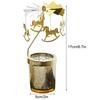 Home Decoration Carousel Candle Stand Christmas Gift Candle Holders  Home