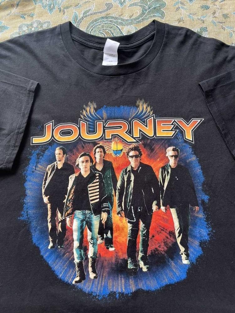 Journey Band Cotton Black Shirt Unisex Concert S5XL R85 Unisex T-Shirt XXXXL