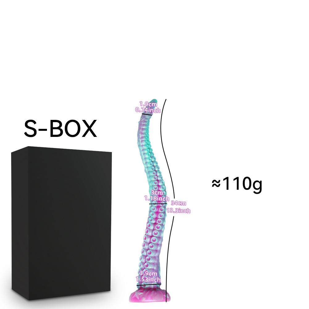 Langer Hintern Analplug Vagina Tentakel Dildo Penis Progressiver Octopus Analplug Sexspielzeug für Erwachsene Monsterdildo Analstimulator Sexprodukt