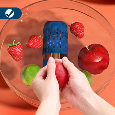 Protable Ultrasonic Fruit Vegetable Washing Machine Capsule Wireless Food Clean Suitable Outdoor Picnic Food Pesticide Purifier
