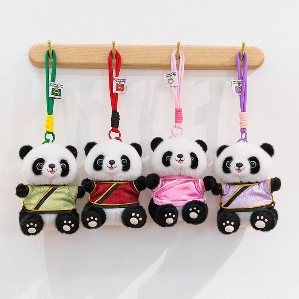 Soft Pillow Plush Panda Pendant Chinese Style Stuffed Animal Toys Panda Plush Toy  Xmas Present