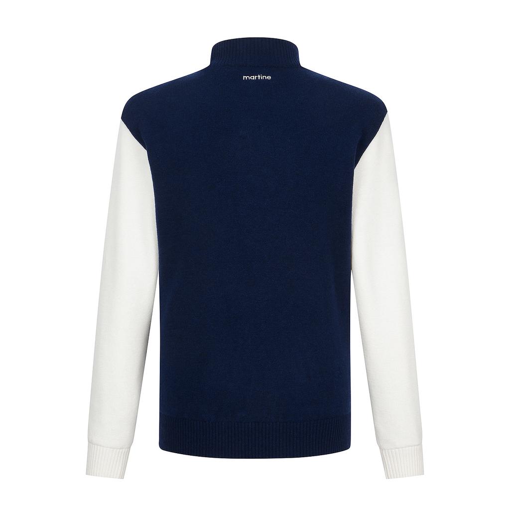 MARTINE GOLF Reversal Half Turtle Sweater_O/White (Men)