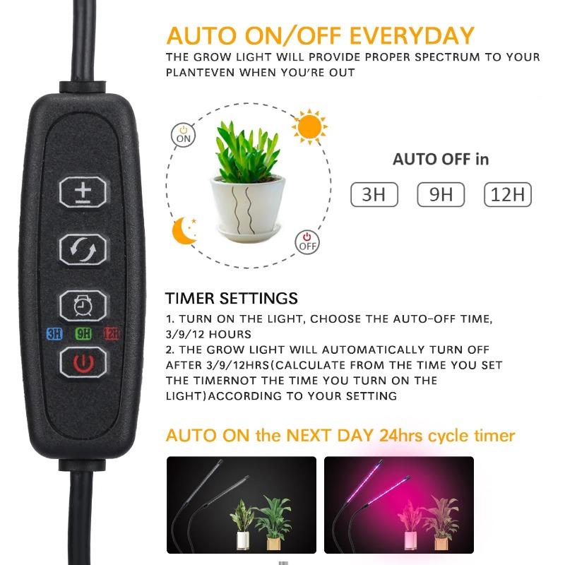 10W 20W 30W 40W LED Grow Light Full Spectrum Lamp USB 5V Grow Lights Indoor Plant  Phyto Bulbs Greenhouse Tent Grow Flower Lamps