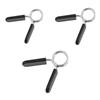 4 Piezas Pinzas de Resorte para Mancuernas Gimnasio Levantamiento de Pesas Candado para Mancuernas 25/28/30mm Gimnasio Peso Mancuerna Cierre Duradero